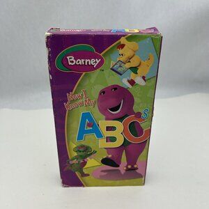 Barney VHS Now I Know My ABC’s 2004 HiT Entertainment Cartoon Rare